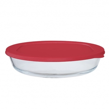 Assadeira borossilicato oval 3000 ml com tampa