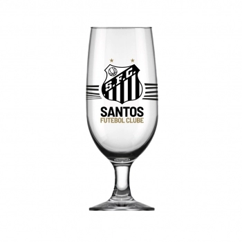 TACA CERVEJA FLORIPA 300 ML SANTOS LUVA COM 1 - NOVO