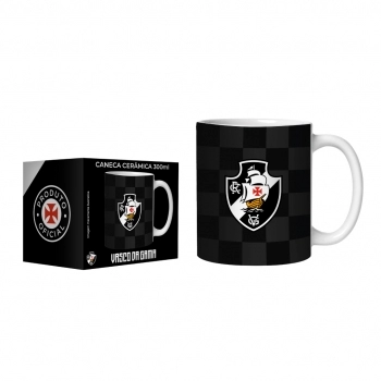 Caneca de Cerâmica Reta 300 ml Vasco Luva com 1 - Infinito