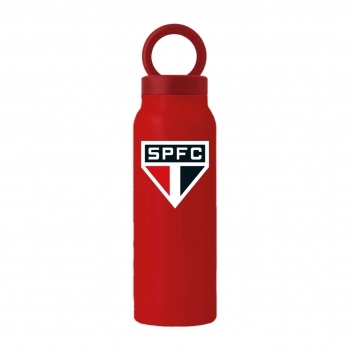 Garrafa Térmica Inox com Suporte Magnético 700 ml São Paulo na luva com 1
