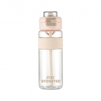 Garrafa de Plástico Clear 770 ml - Creme