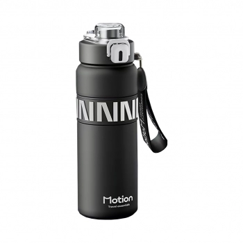 Garrafa térmica inox Fit 800 ml luva com 1 - Preto
