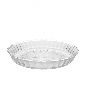 Prato Bolo Redondo de Vidro Ster 30 cm luva com 1