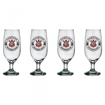 TACA CERVEJA FLORIPA 300 ML CORINTHIANS LUVA COM 4