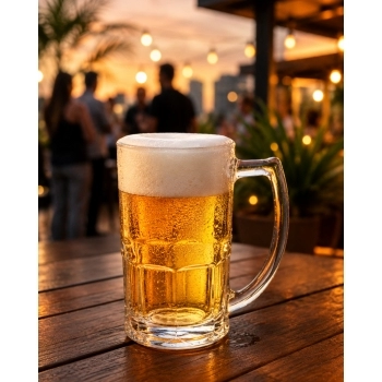 Caneca Cerveja de Vidro Casablanca 340 ml