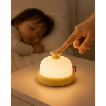 Luminária de mesa Campainha 6,5 cm Amarelo luva com 1