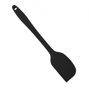 Utensílio Espátula Pão Duro Silicone Preto 36 cm