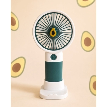 Mini Ventilador Portátil Frutas USB 15 cm Abacate luva com 1