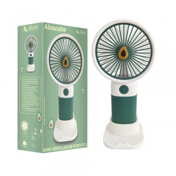 Mini Ventilador Portátil Frutas USB 15 cm Abacate luva com 1