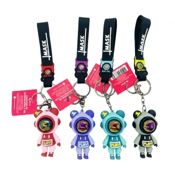 Chaveiro 3D Astronautas 4 cm Sortido
