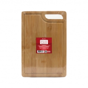 Tábua Retangular de Bambu 33 x 24 x 1,0 cm
