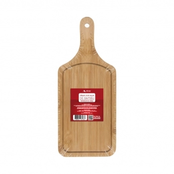 Tábua com Alça de Bambu 14 x 39,5 x 1,0 cm