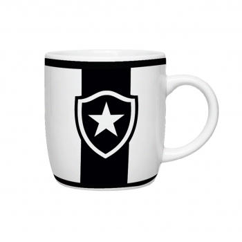 Caneca porcelana City 380 ml Times Botafogo luva com 1
