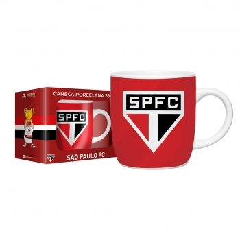 Caneca Porcelana City 380 ml Times São Paulo – Luva com 1