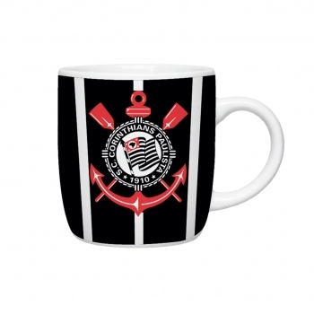 Caneca Porcelana City 380 ml Times Corinthians – Luva com 1