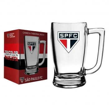 CANECA CERVEJA TABERNA 340 ML SÃO PAULO NA LUVA