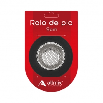 Ralo de Pia Inox 9 cm Solapa com 1
