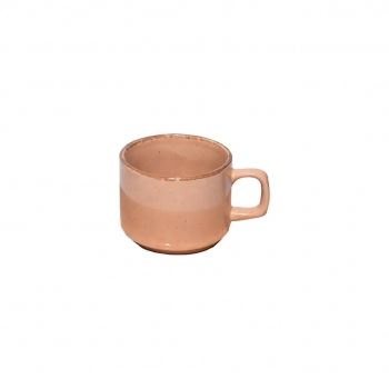 Xícara Chá Cerâmica Serena 140 ml Luva com 4 – Pêssego