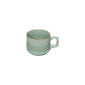 Xícara Chá Cerâmica Serena 140 ml Luva com 4 – Menta