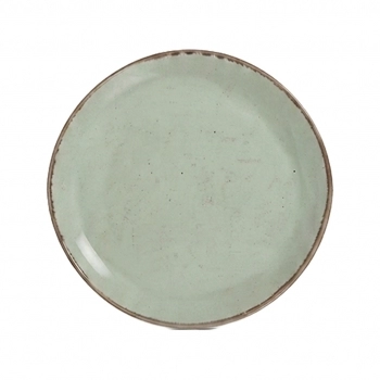 Prato Raso Cerâmica Serena 26 cm – Menta