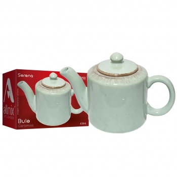 Bule cerâmica Serena 430 ml luva com 1 – Menta