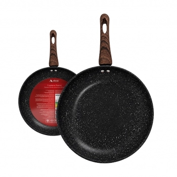 Frigideira de Alumínio com Revestimento Cerâmico 2 mm Madrid 24 cm – Preta