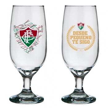 TACA CERVEJA FLORIPA 300 ML FLUMINENSE LUVA COM 2